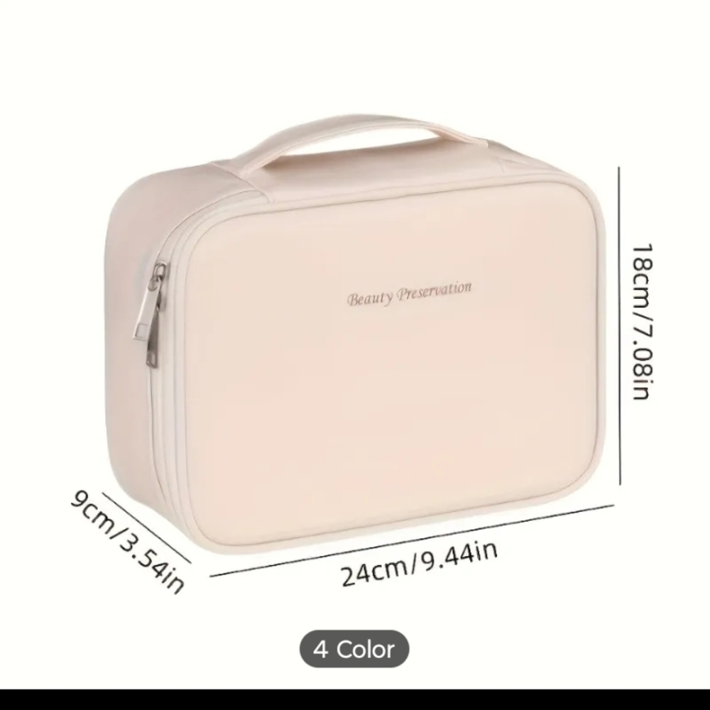 Brown Travel Makeup Organizer - Picture 2 of 2